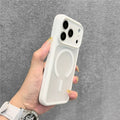 Magnetic Full Lens Protection Matte Translucent Case For iPhone 17 16Pro 17Pro 17Pro Max Touch Camera Button For Magsafe Cover