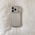 Cute cat line shiny stars paw print ins imd back cover for iphone 17 14 15 promax 13 16 pro max phone case bacelet capa
