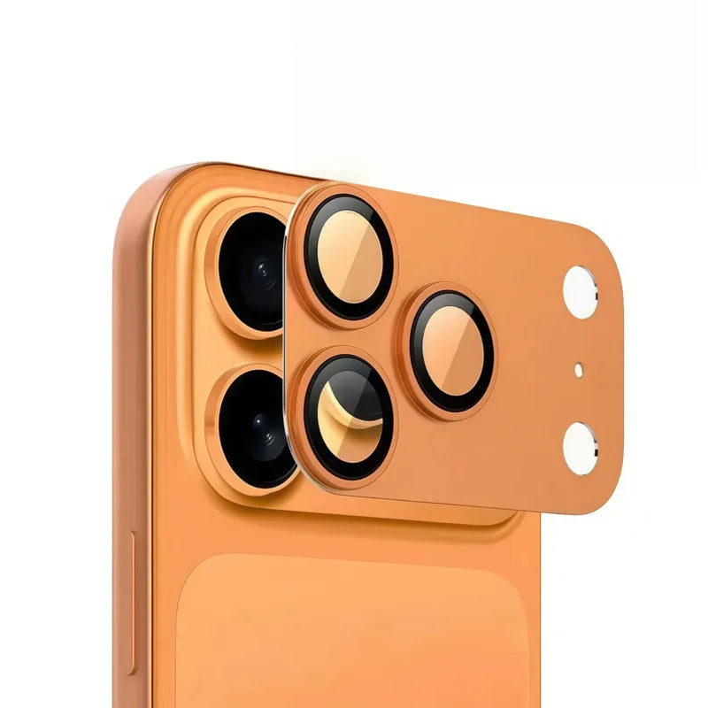 All-in-One Metal Lens Protector for Apple iPhone 17 Pro Max, Full-Coverage Camera Guard Film for iPhone 17 Pro Rear Cameras