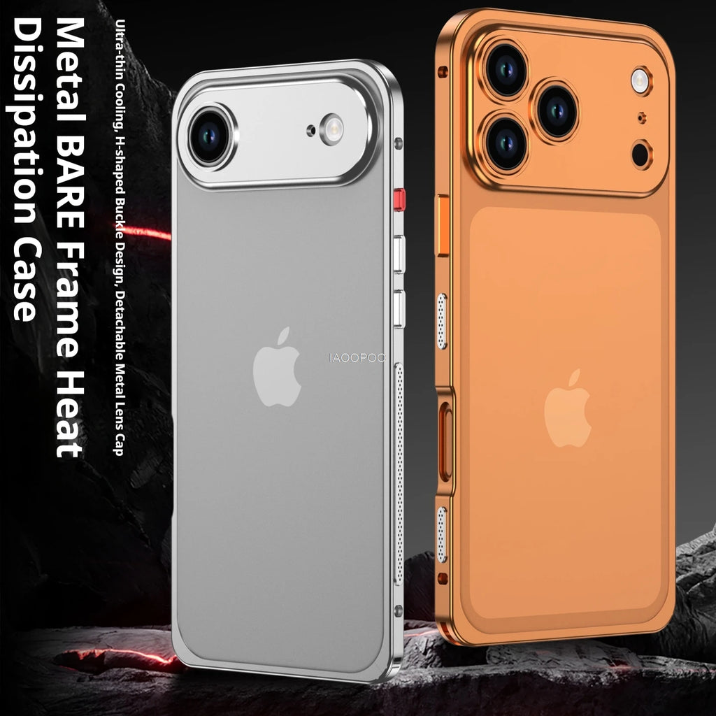 Ultra Thin Aluminum Frame Metal Bumper Case For IPhone 17 Pro Max Air 16 15 14 13 12 Pro Max