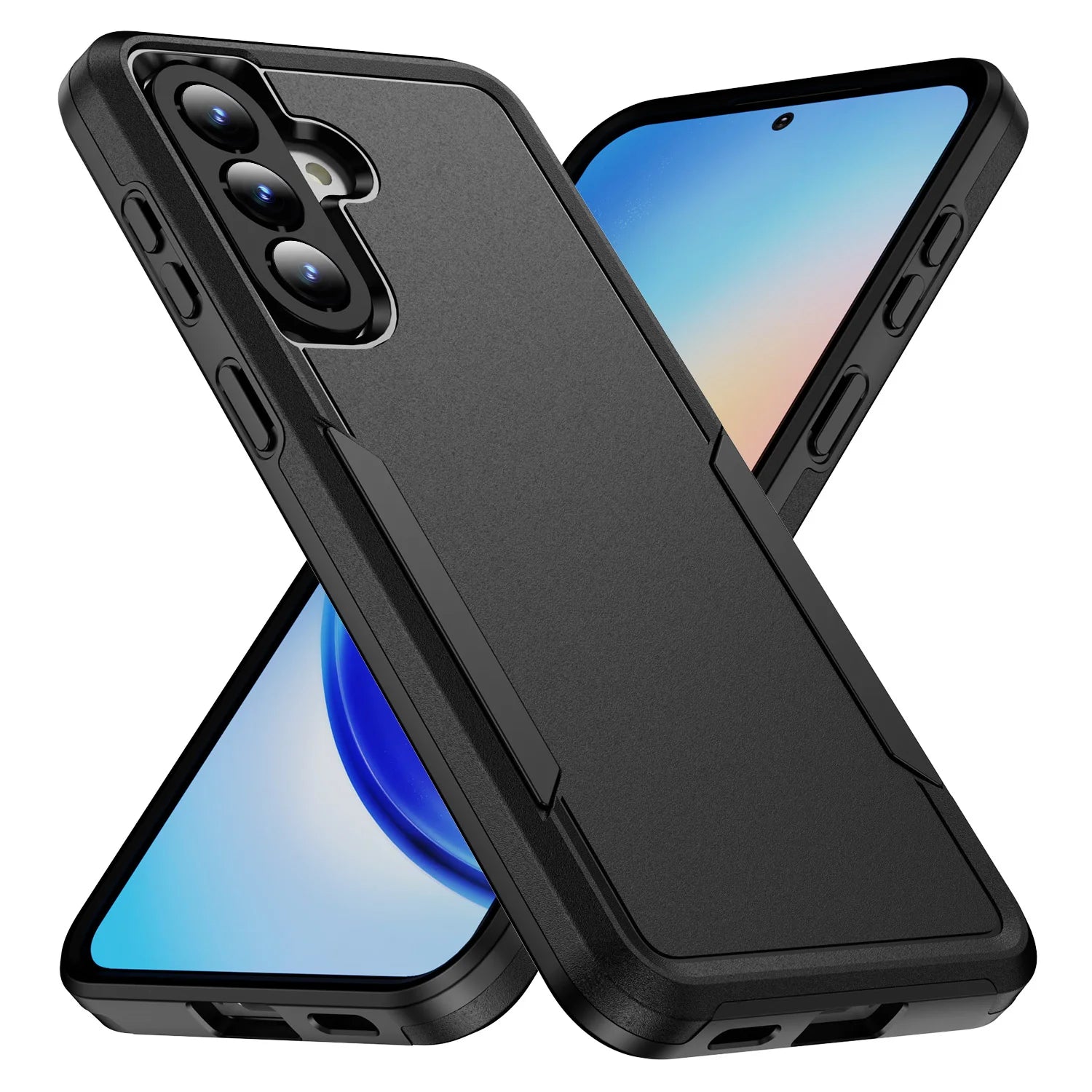 Heavy Case for Samsung Galaxy A57 5G S26 Ultra A17 A37 A56 A55 A54 A16 A15 A14 A36 A35 S24 FE S25 S26 Plus Hard Rugged Cases