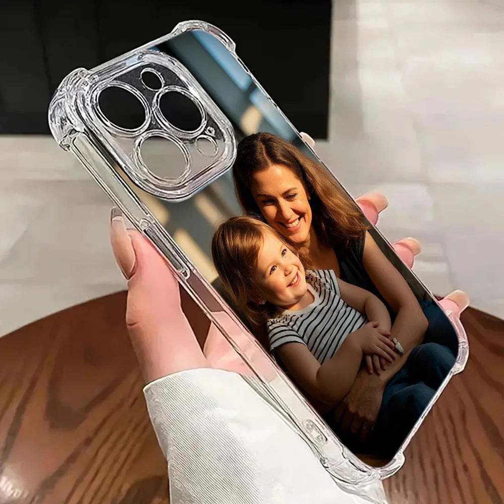 DIY Customised Photo Shockproof Case For iPhone 17 16 16e 15 14 13 12 11 Pro Max Mini SE 2020 2022 XS XR 6 7 8 Plus Air Cover