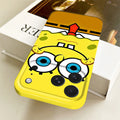 S-SpongeBob Phone Case For iPhone 17 16 15 14 13 12 11 Plus Pro Max Mini Glossy HD Hard Cover Film Shell