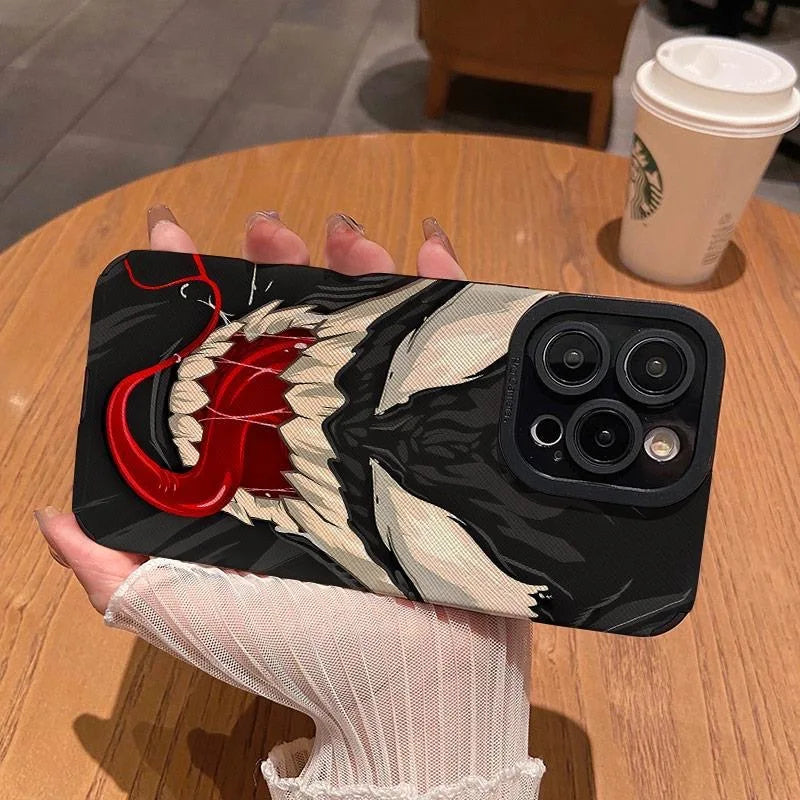 New Cool Ins Movie venoms 3 Pupil Full Screen Phone Case For iPhone 16 15 14 13 12 11 X XR Xs SE2 SE 8 7 Plus Pro Max Mini