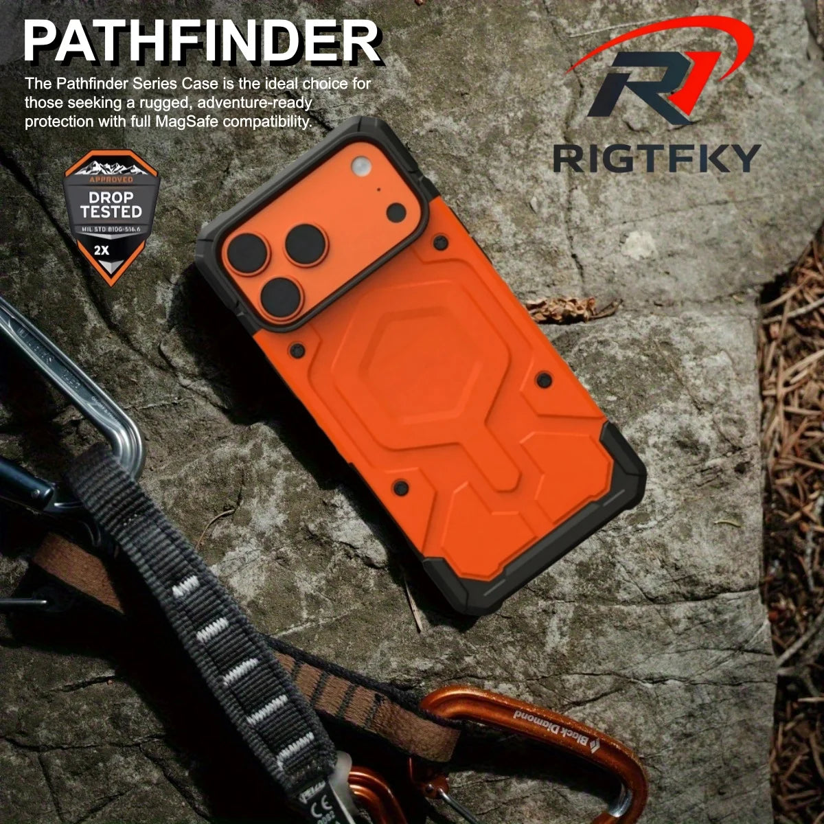 Luxury Military Shockproof Armor Magnetic Phone Case For Iphone 17 Pro Max Air 16 15 14 13 12Pro MagSafe Rugged Protective Cover