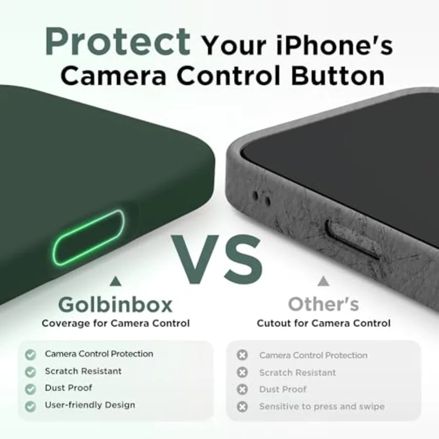 Magnetic for iPhone 17 Case, Compatible with MagSafe, Integrated Silicone Camera Control Cover, Liquid Silicone Shockproof Phon