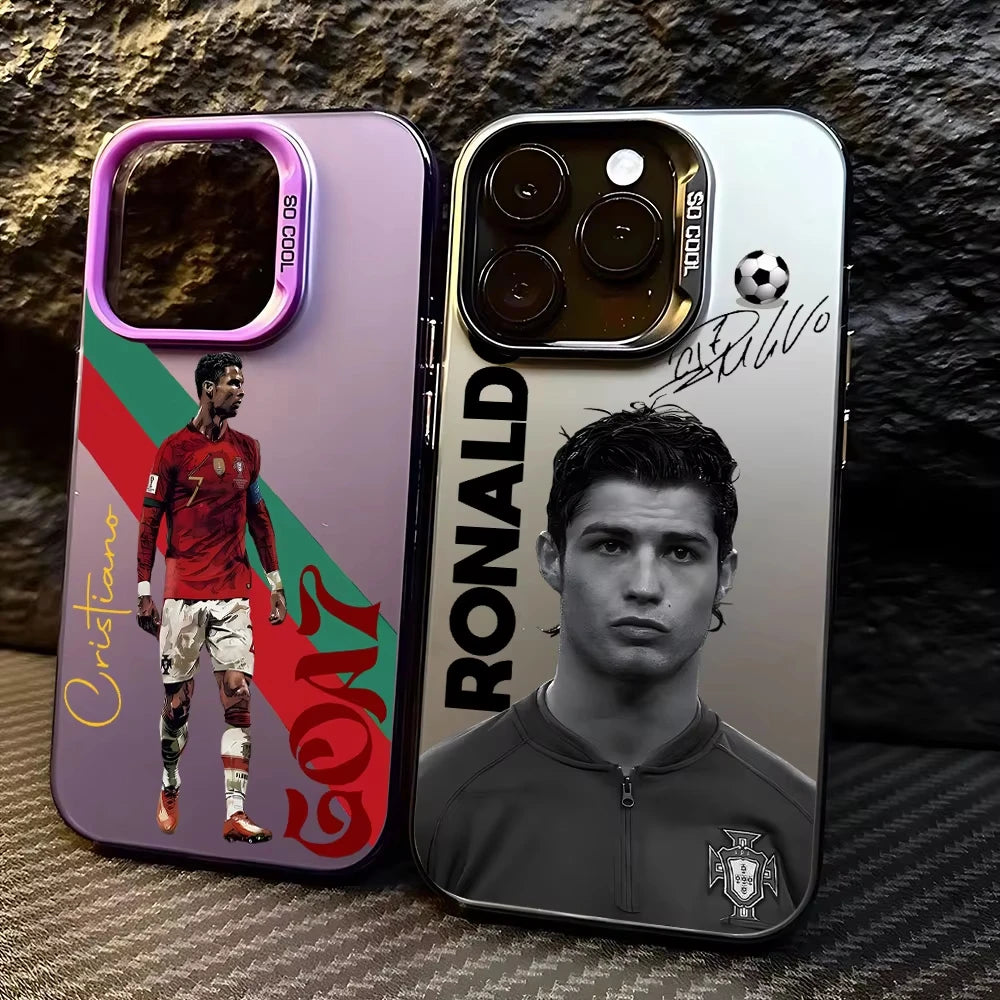 Football Legend CR7 Frosted Case for Samsung Galaxy A37 A36 A35 A34 A32 A26 A25 A24 A23 A22 5G 4G A17 A16 A15 A14 Acrylic Cover