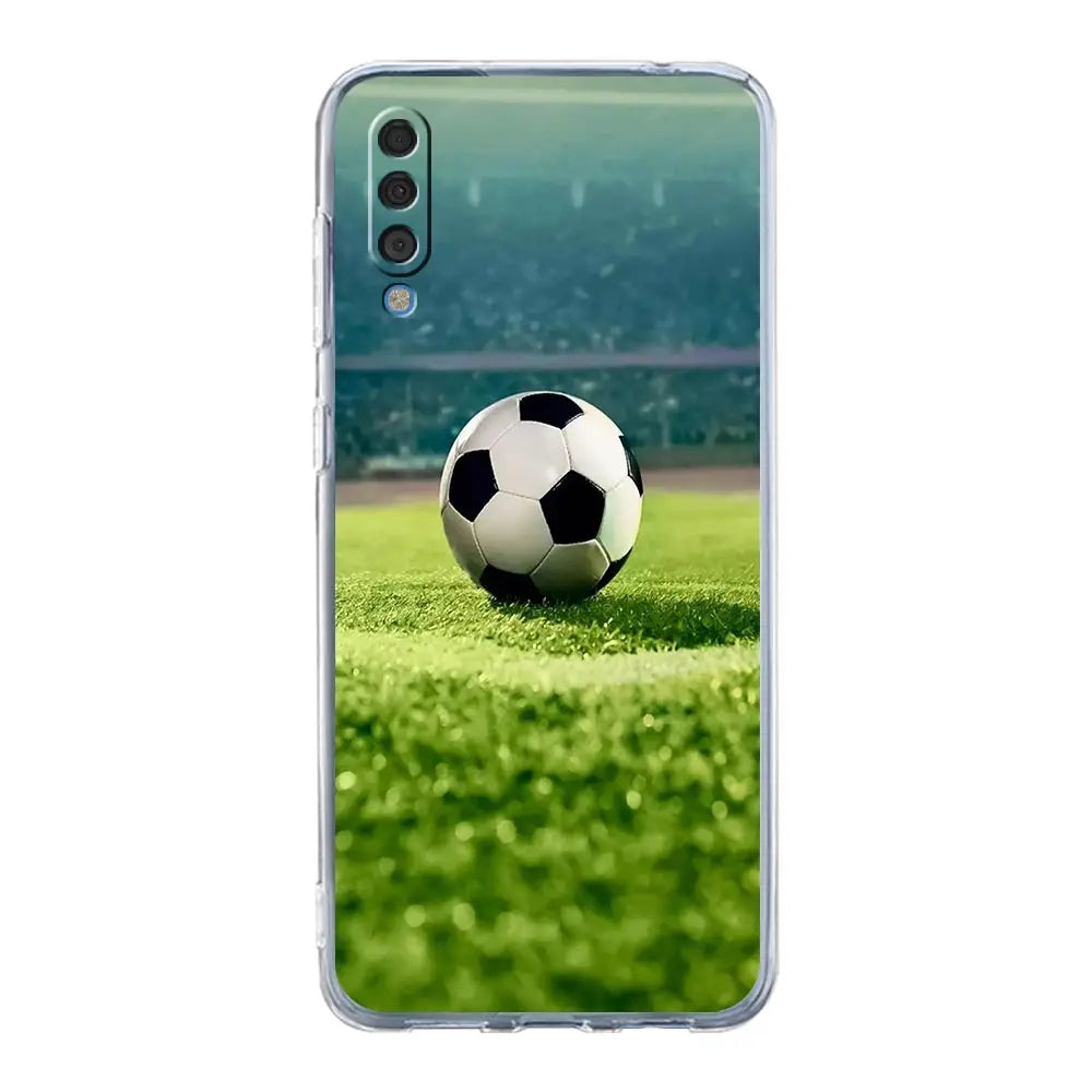 Case For Samsung A54 A52 A50 A70 A30 A40 A20S A20E A02S A12 A14 A16 A22 A24 A42 A34 A32 5G A04s A06 Football Passion Soccer Ball