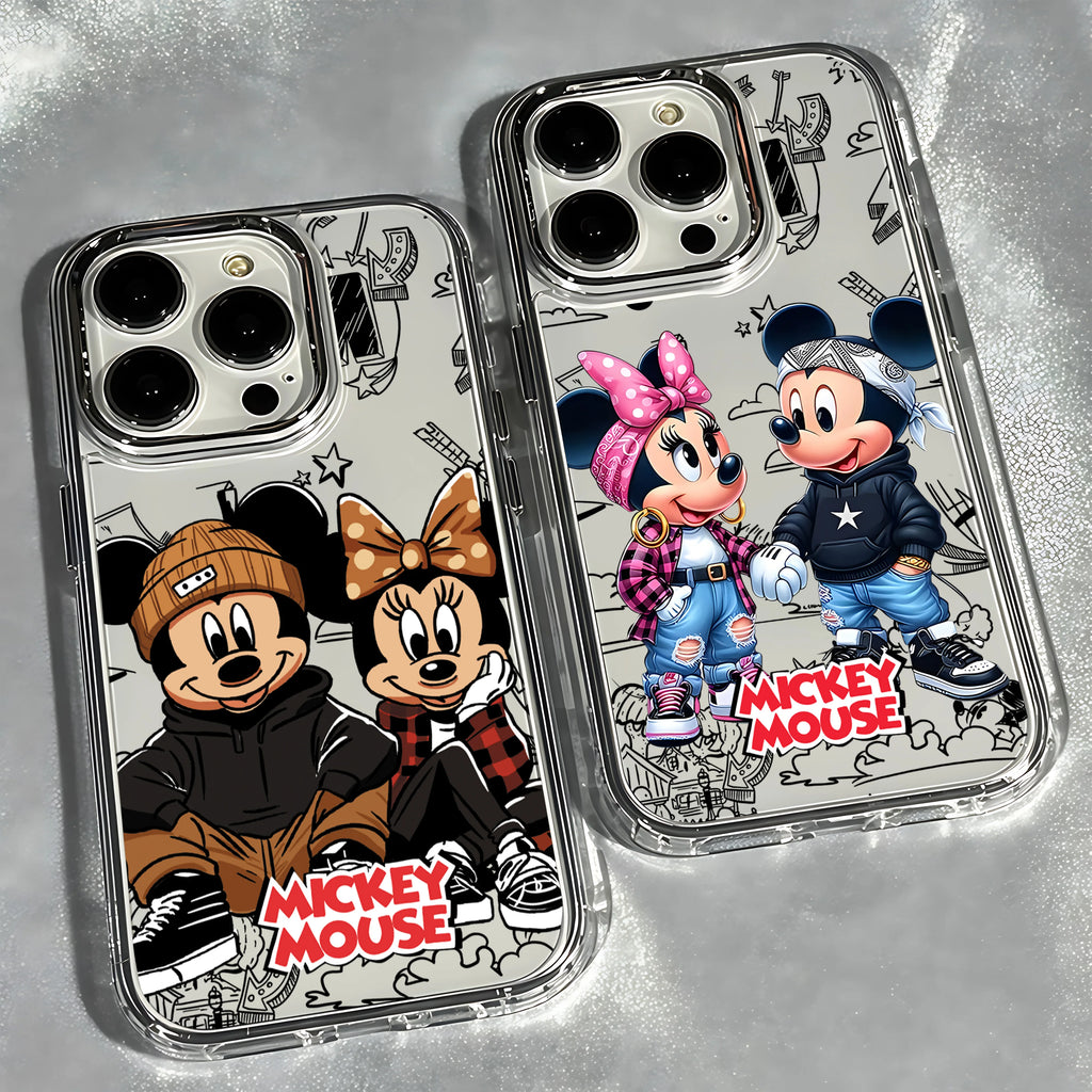 Mickey & Minnie Phone Case for Huawei Honor Magic X9d X8c 200 90 X7a X8a X8b X6a Lite 4G 5G Transparent Cover