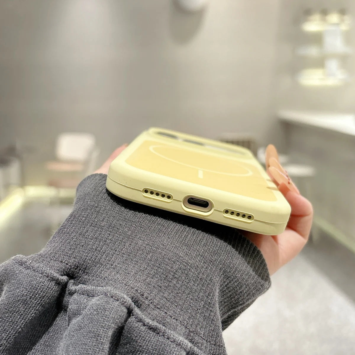 Original Liquid Silicone Dual Color For Magsafe Case For iPhone Air 17 16 15 14 13 Pro Max Plus Magnetic Charge Shockproof Cover