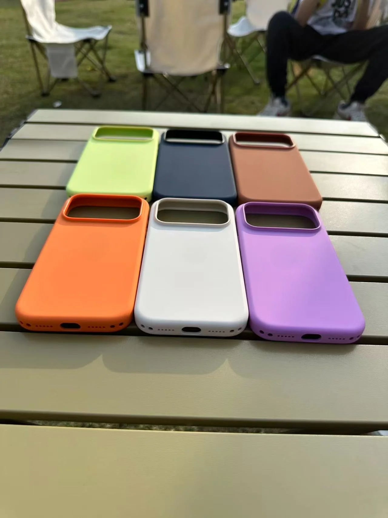 Original liquid silicone phone case for iPhone 17 Pro Max with camera buttons for magnetic 17Pro anti-drop case