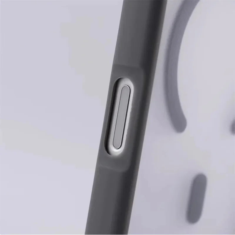 Luxury Matte Translucent For Magsafe Case For iPhone 17 16 Pro Max 15 14 Plus Magnetic Wireless Charging Shockproof Cover Shell
