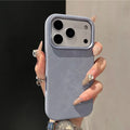 For MagSafe Flannel Leather Case For iPhone 17 16 15 Pro Max 16Pro17Pro Magnetic Wireless Charge Cover For iPhone17 Pro Max Case