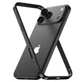 Orange Metal Silicone Bumper Case For iPhone 17 Pro Max Air 16E 16 E 15 Plus 14 13 12 17Pro iPhone17 17Promax Phone Accessories