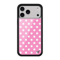 Wildflower 3D Cute Black white brown yellow Polka Dots wf Phone case For iPhone 13 12 14 15 16 17 Pro Max Plus Wave point Cover﻿