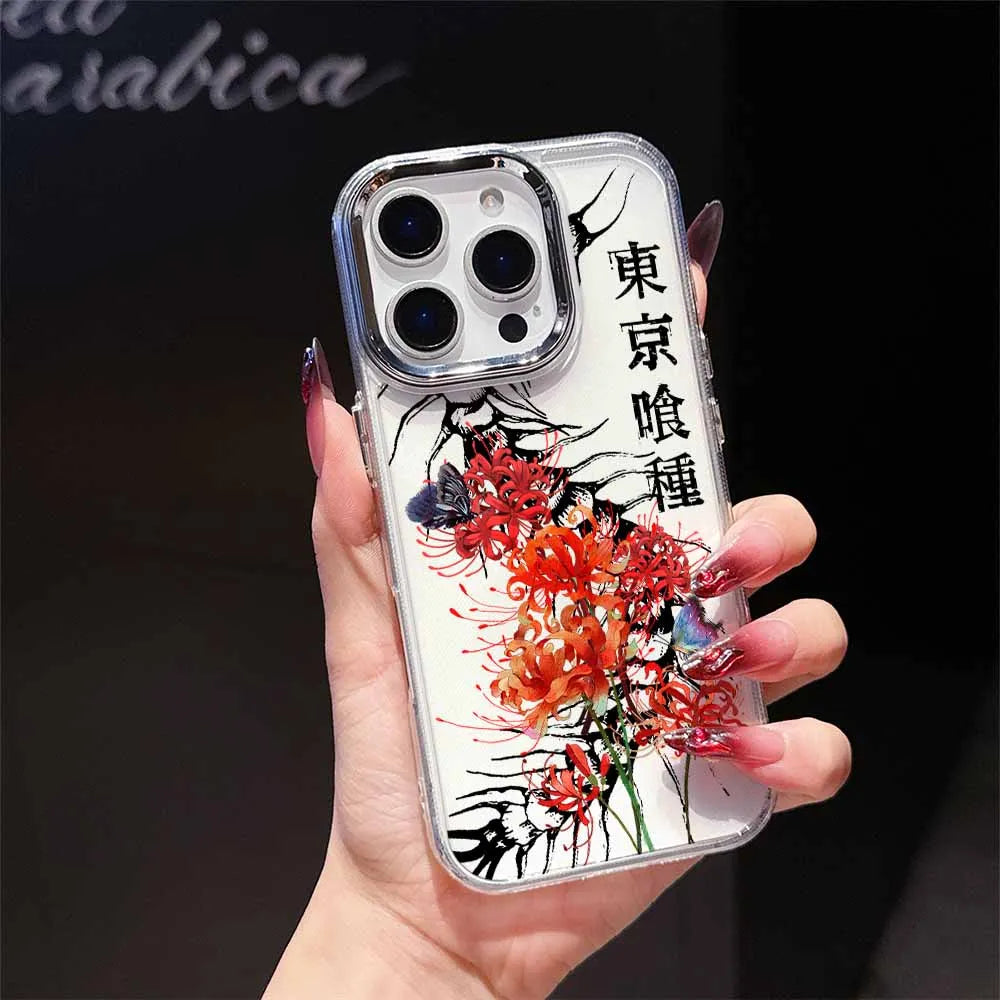 Tokyo Ghoul Anime Phone Case For Apple iPhone 17 AIR 16E 15 14 13 12 11 Pro Max Plus Transparent Soft Cover