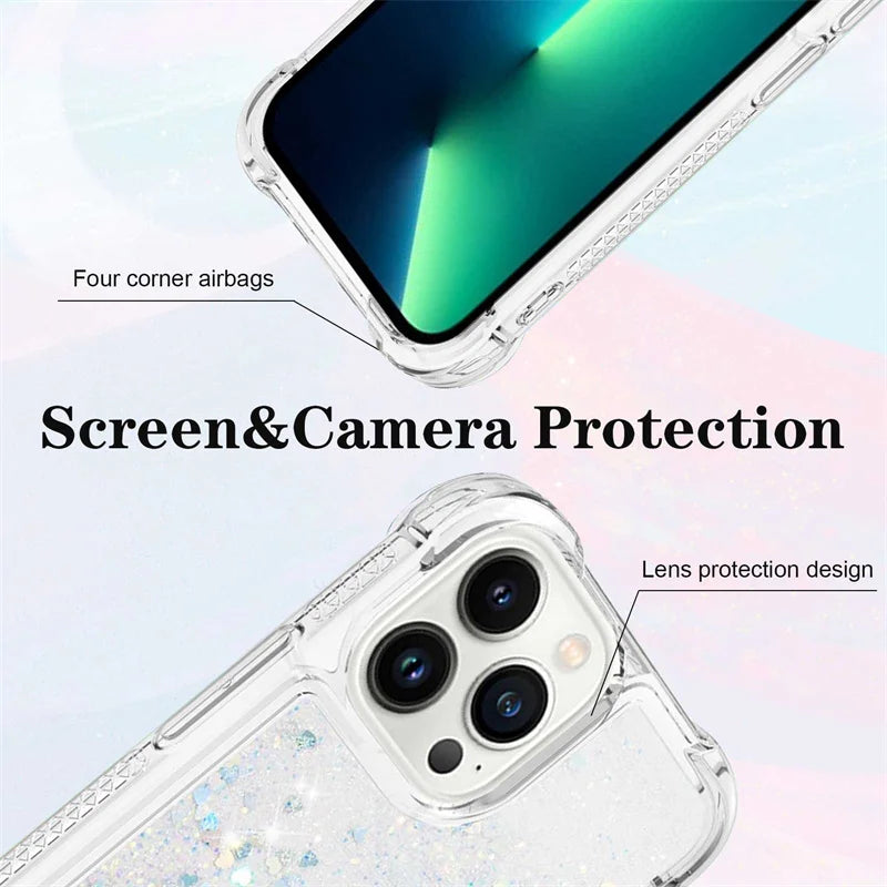 Coque Redmi A3 13C 10 5G 10C 12C A1+ Quicksand Case for Xiaomi Redmi Note 13 12 11 Pro 10ProMax 12S Fashion Silicone Soft Cover