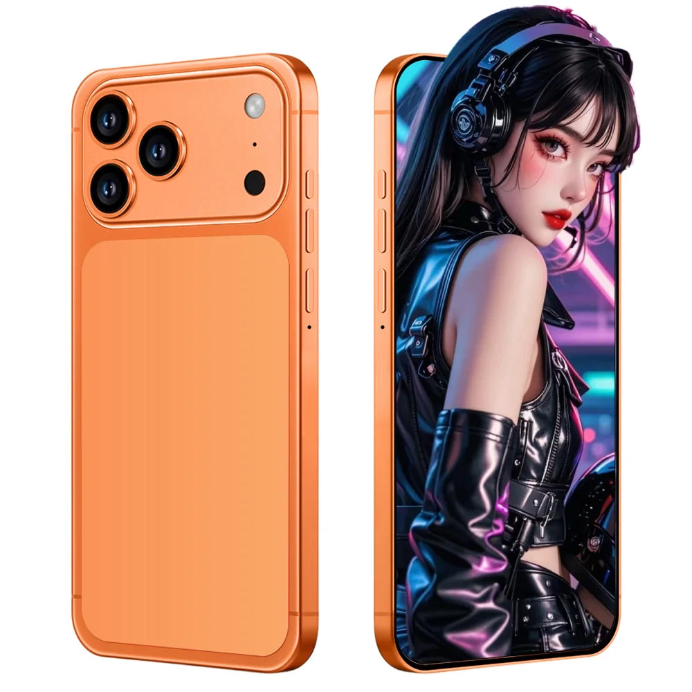 SALE 2026 NEW Silicone Case for SNS i17 Pro Max Original 7.3" Android Smartphone Accessories HD Global Version