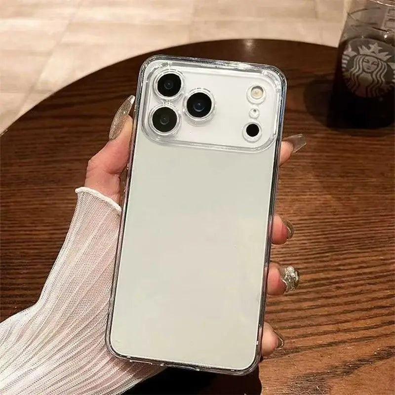 Clear Phone Case For iPhone 17 Pro Max Case Silicone Soft Cases For iPhone 11 12 13 14 15 16 Plus 17 Pro Max Air 16E Cover