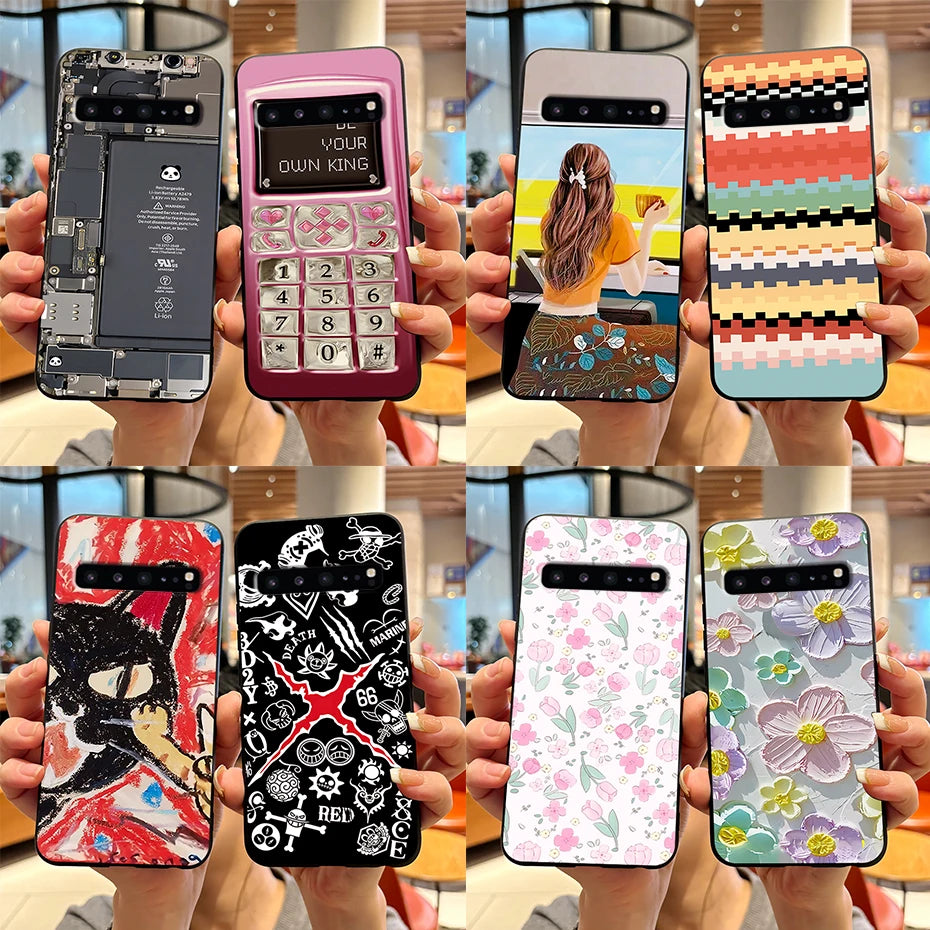 For Samsung S10 5G Case S10E S10 PLUS Soft Fashion Silicone Phone Case For Samsung Galaxy S10 PLUS S10E S 10 5G Back Cover Funda
