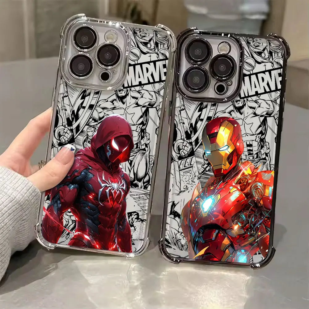 Iron Spider Man Phone Case For Xiaomi Poco X8 Pro Max Cases X5 X6 X7 F5 F7 Pro F8 Ultra M7 X8Pro Captain America Silicone Cover
