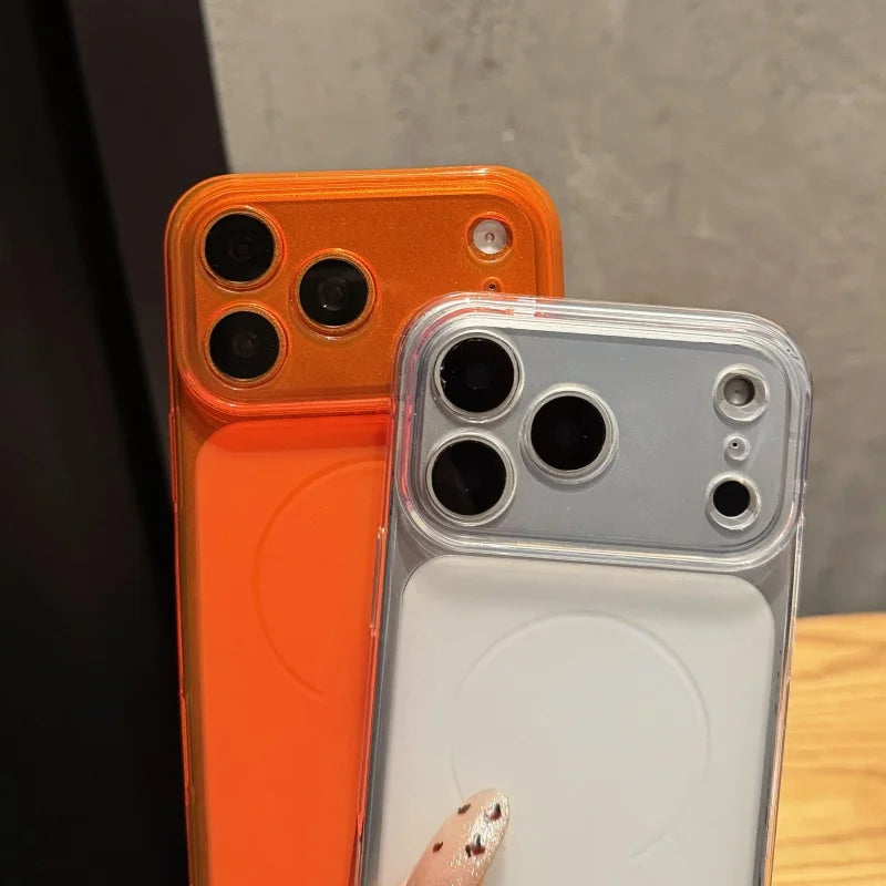 Luxury Transparent Soft Silicone TPU Case For iPhone 17 Air 16 15 14 13 12 11 Pro Max Plus Shockproof Matte Protective Cover