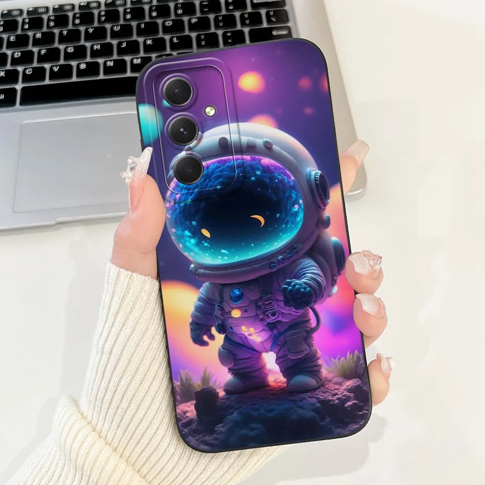 For Samsung Galaxy S23 FE S23 5G Cute Panda Rabbit Cartoon Case For Samsung S 23 23FE Shockproof Soft Silicone Phone Cases