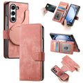 Flip Leather Magnetic Wallet Case for Samsung Galaxy Z Fold 7 6 5 4 3 Fold7 Fold6 Fold5 Fold4 Magsafe Magnetic Protection Cover