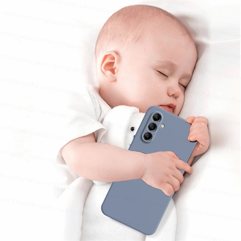 Shockproof Liquid Silicone Phone Case For Samsung Galaxy S24 S25 S21 S22 S23 FE S 25 edge 24 Plus Ultra Thin Matte Cases Fundas