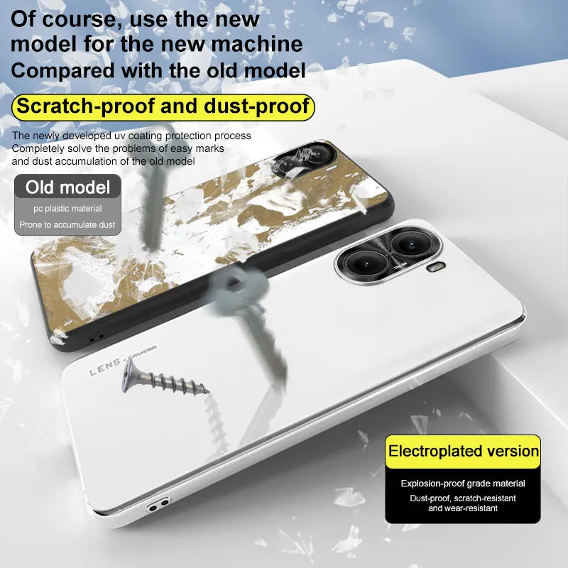 Case For POCO X7 Pro Redmi Turbo4 Electroplated Acrylic Shockproof Lens Full Protection Cover For POCO X7 Pro Redmi Turbo4 Funda