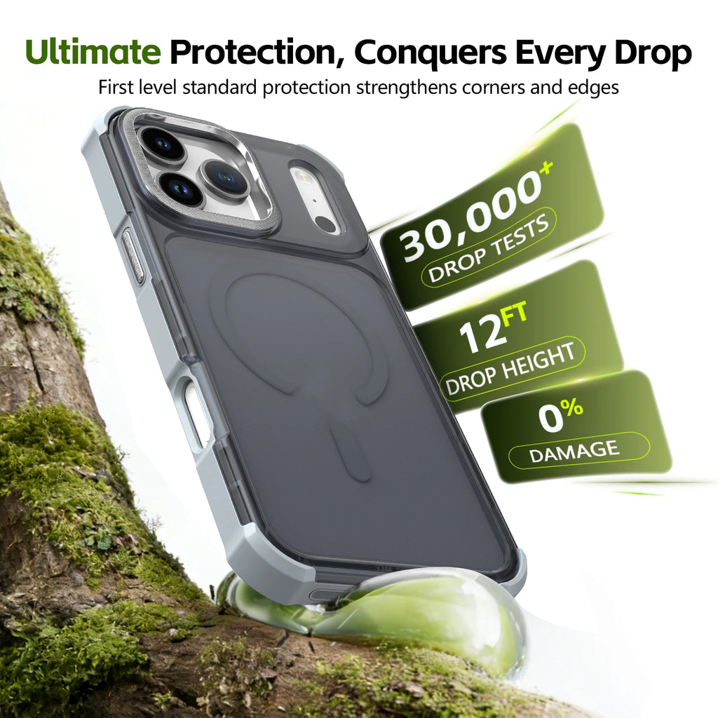 Clear AG Matte Armor Magnetic Case For iPhone 17 Air 17e 16 16e 15 14 13 12 11 Pro Max Plus For Magsafe Wireless Charging Cover