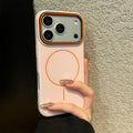 Luxury Wireless Charging Magnetic Cortex Phone Case For iPhone 11 12 13 14 15 16 17 Pro Max Plus AIr Magsafe Bumper Cover