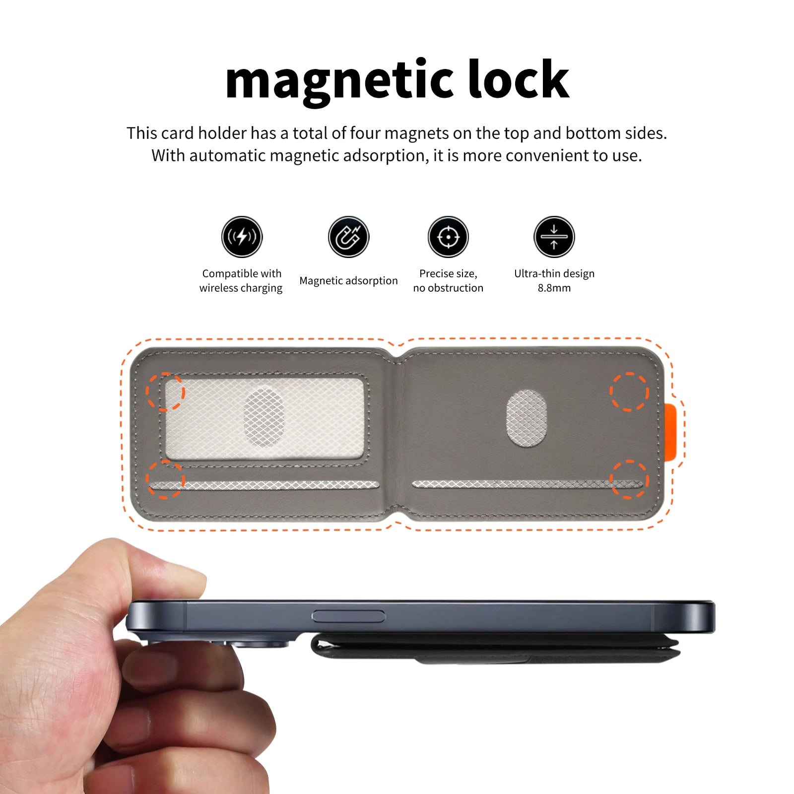 2 In 1 Detachable Magnetic Leather Case for IPhone 17 16 Pro Max 15 14 13 Wallet Cover Cards Holder Pocket