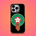 Morocco Flag Phone Case For iPhone 16,15,14,13,12,11,Pro,Max,Plus,Mini,XS,SE Anti Fall Black Matte Hard Bumper
