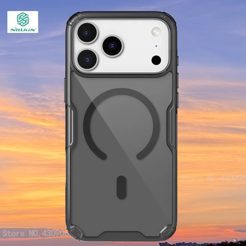 For iPhone 17 Pro MAX Case NILLKIN Nature Pro Magnetic Case For 17 17 Pro Air Fitted Cases Clear Cover