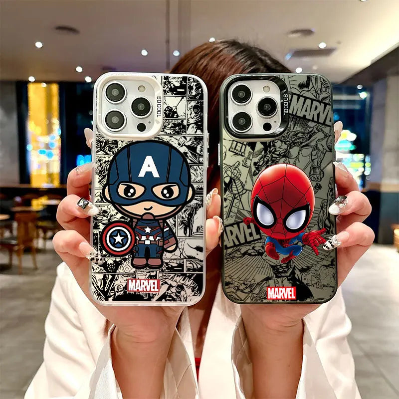 Funda Phone Case For Moto G84 G64 G55 G45 G34 G30 G24 G23 G22 G20 G14 G13 G10 G04s E22i E14 Cute Captain America SpiderMan