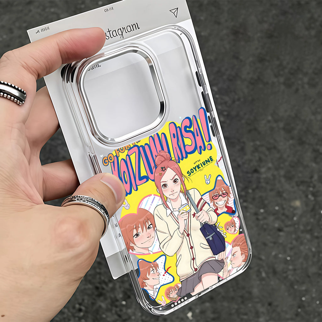 Anime Lovely Complex Phone Case for Samsung Galaxy S25 S24 S23 S22 S21 S20 Note20 FE Ultra Edge Plus 4G 5G Transparent Soft