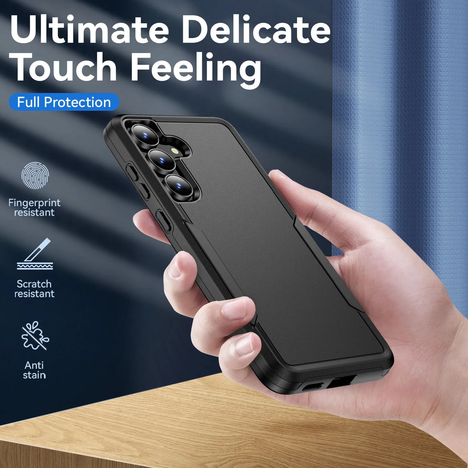 Matte Hard Strong Case for Samsung Galaxy A57 5G A37 S26 Ultra S25 FE S24 S23 Plus S22 S21 A17 5G A56 A16 A36 A35 A55 A15 Coque