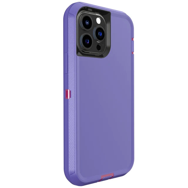 For iPhone 16 15 13 11 14 Pro Max MINI X XR XSMAX SE 6 7 8Plus Military Level Heavy Duty Hard 3 IN1 dustproof Shockproof Cases