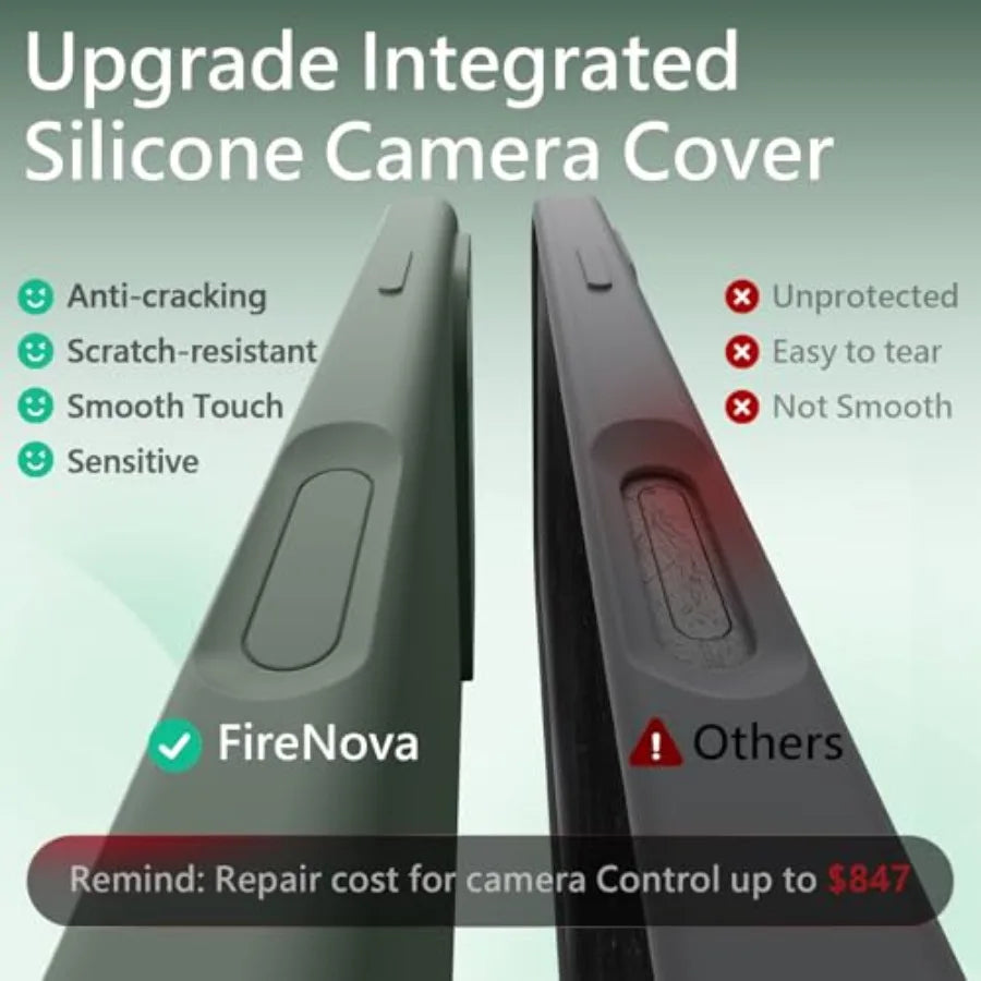 Magnetic for iPhone 17 Pro Case, Compatible with MagSafe, [Integrated Silicone Camera Control Button] [Camera Protection] Soft