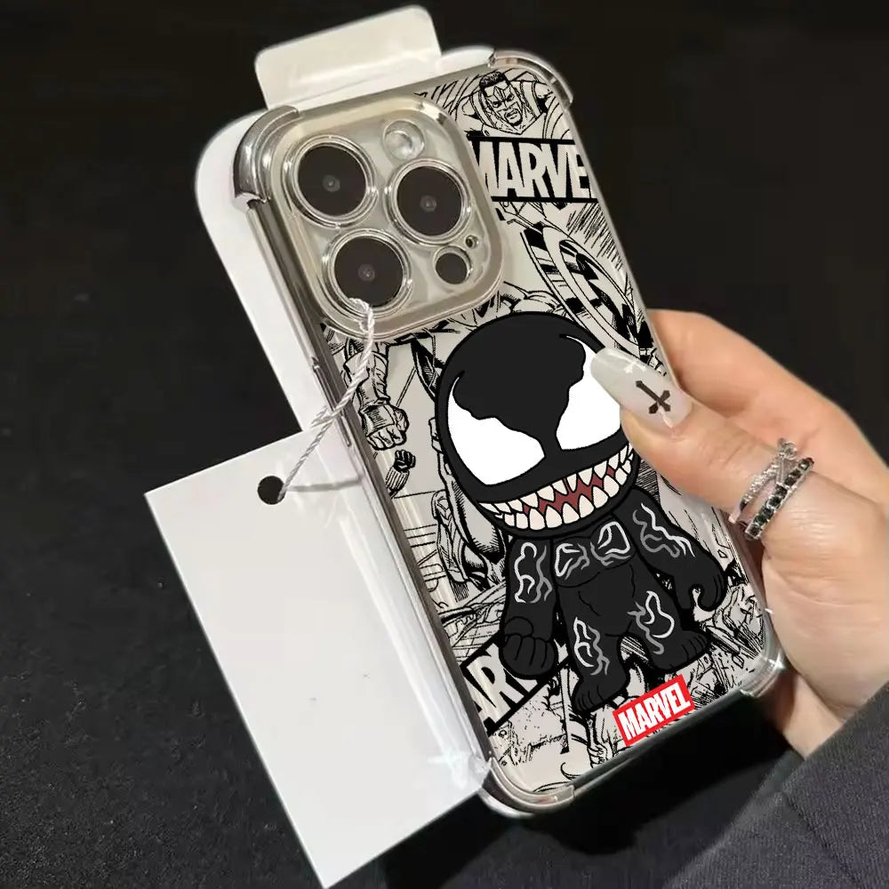 Marvel Cartoon Venom Deadpool Groot Phone Case For Xiaomi Poco X8 Pro Max Cases X5 X6 X7 F4 F7 Pro F8 Ultra M7 X8Pro Soft Cover