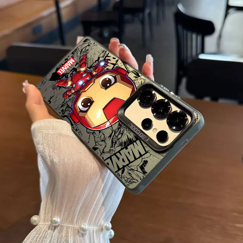 Phone Case For Samsung A06 A12 A13 A14 A15 A16 A23 A24 A25 A26 A33 A34 A35 A36 A52 A54 A55 A56 Cartoon Iron Man