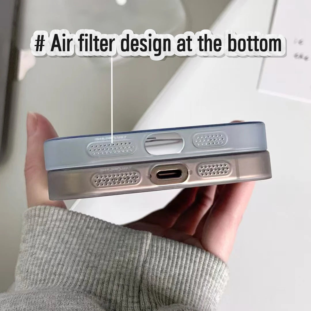Matte Ultra-Thin for Magsafe Magnetic Case For iPhone 17 16 15 14 13 12 Pro Max Full PC Hard Translucent Wireless Charge Cover