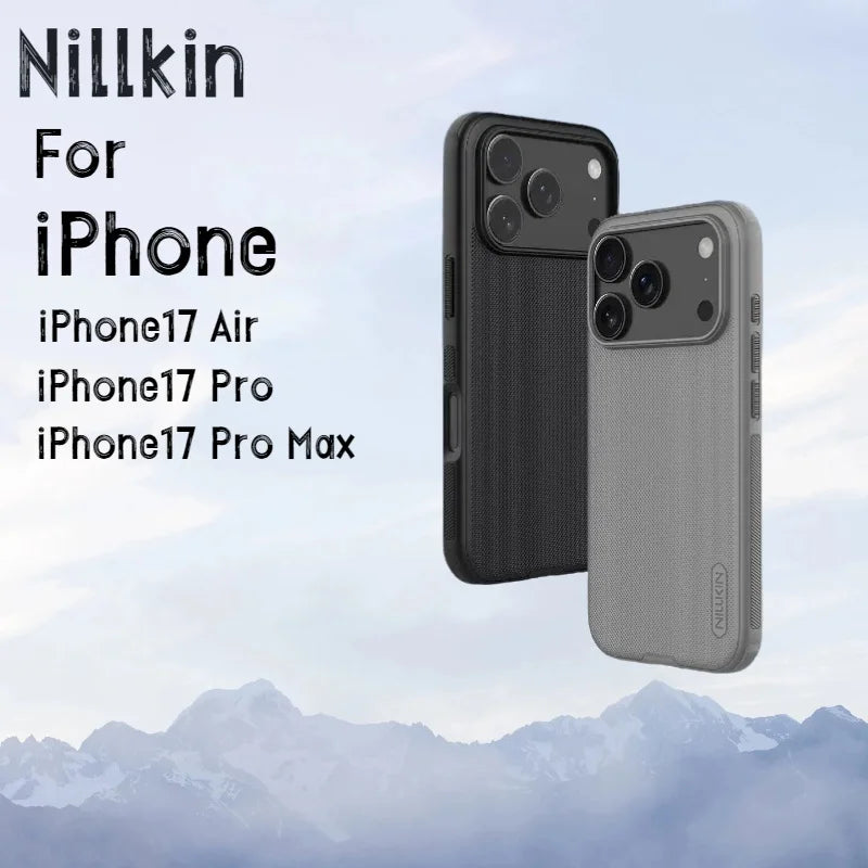 Nillkin For iPhone 17 Pro Max 17 Air 17Pro Frosted Shield Pro Case PC+TPU Airbags Shockproof Anti-Scratch Phone Cover