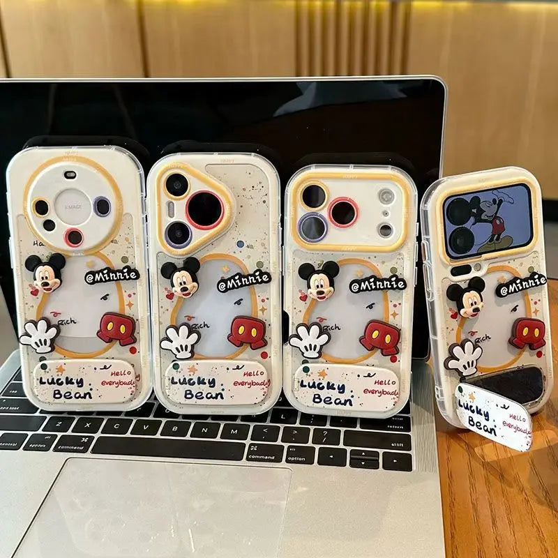 2026 New Cute Mickey Mouse Pro Very Silicone Phone Case Cover for IPhone 17 16 15 14 13Pro 12 11 13 XSMax 6 7 8 Birthday Gift