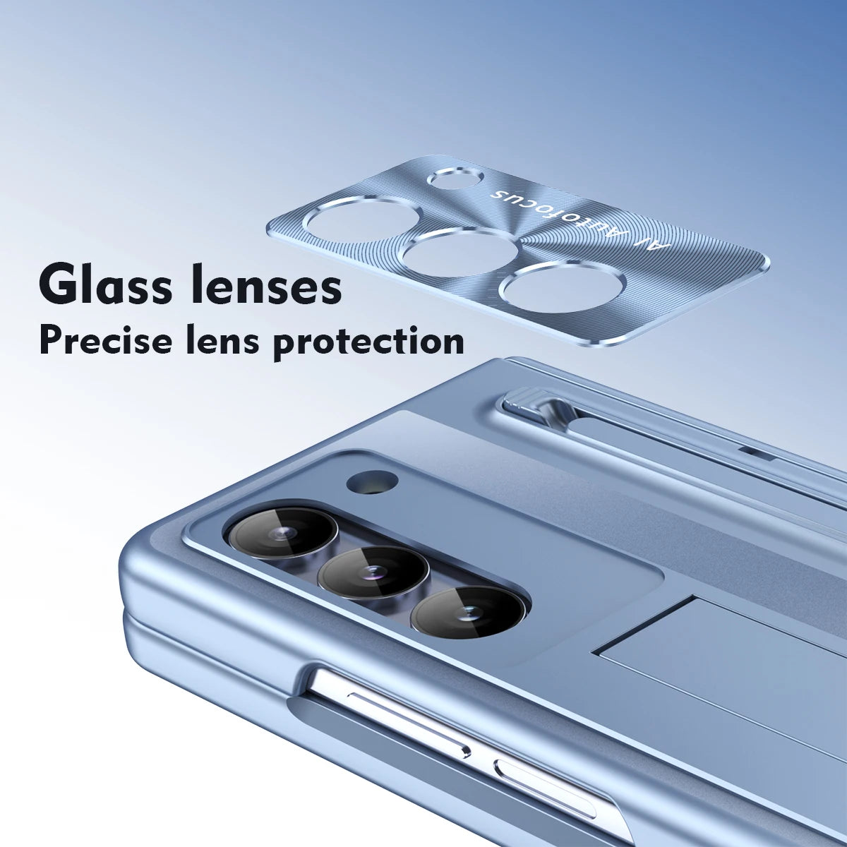 For Samsung Galaxy Z Fold 4 5 6 7 Case With S Pen Stand & Hinge Cover Screen Protector All-inclusive Anti-drop For Z Fold 7 6 5