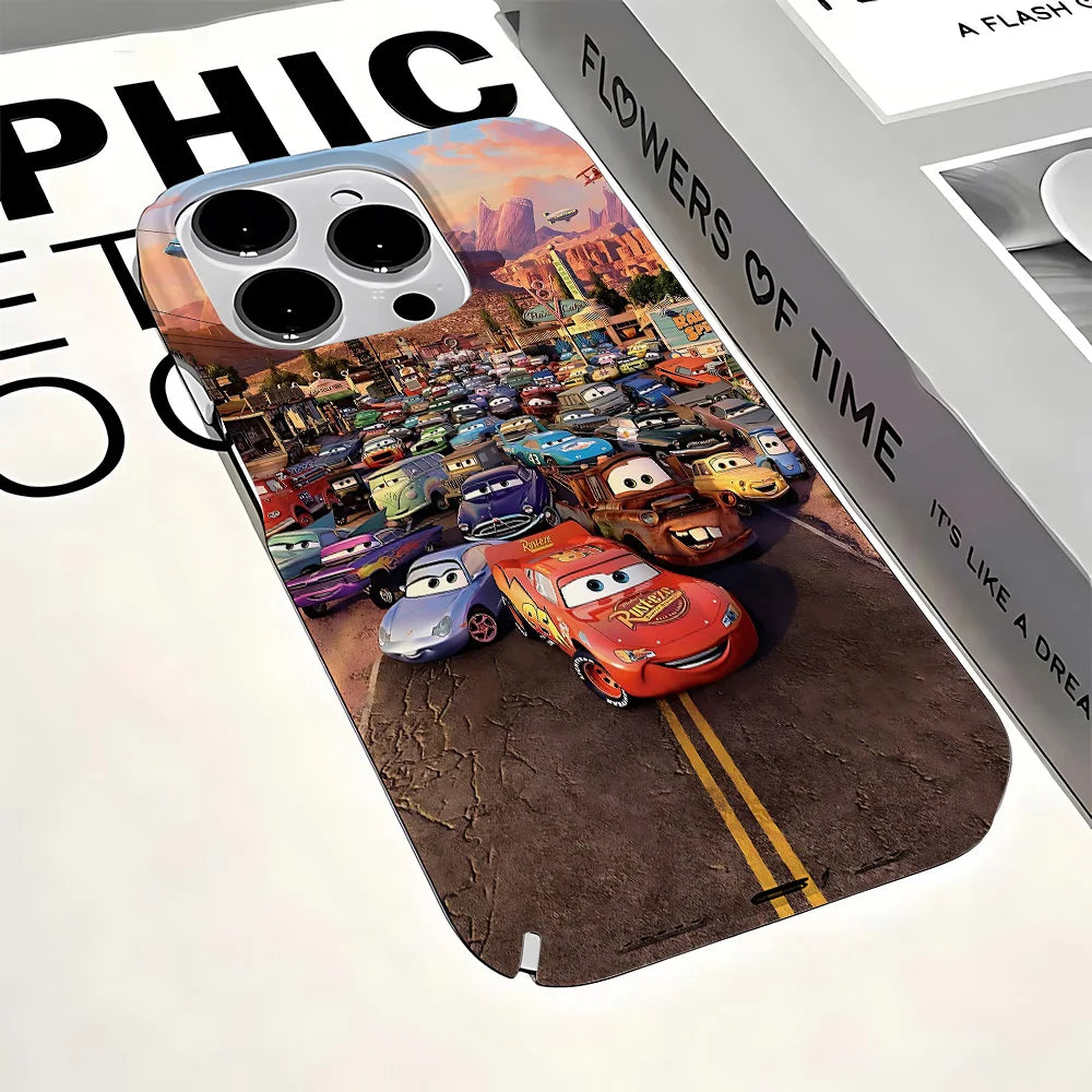 Phone Case for iPhone 17 16 15 14 13 12 11 Pro Max X XR XSMax 7 8 Plus Air Glossy Film Hard PC Cover Hot L-Lightnings M-McQueens