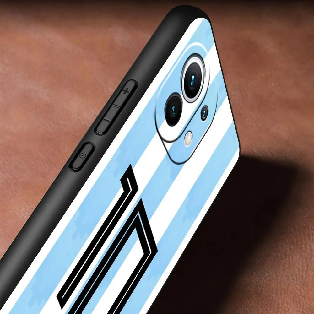 Football 10 Player Phone Case Cover for Xiaomi Mi 17 15 14 13 12 11 Ultra 15T 14T 13T 12T 11T Pro Lite 5G Soft TPU Shell Fundas