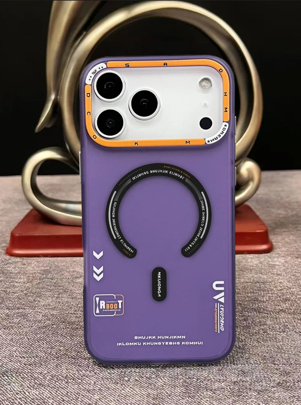 Matte Magnetic Phone Case For iPhone 17 Pro Max 17 17 Pro for Magsafe Wireless Charge Frosted Metal Lens Frame Buttons Cover