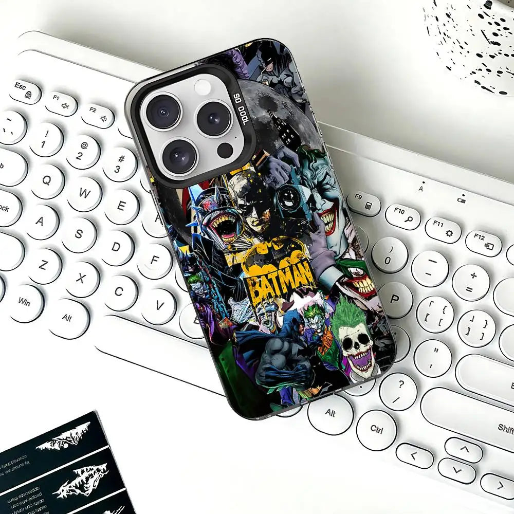 Cool-H-Batmans-S Fashion Phone Case For IPhone 17 16 15 11 12 13 14 Pro Max 16 Plus 12 Mini 7 8 XR XS 15Pro MAX Cove